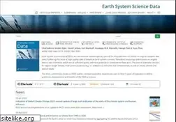 Sites similar to earth-system-science-data.net