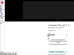Sites similar to earthquakes.wikia.com