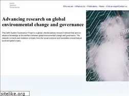 Sites similar to earthsystemgovernance.org