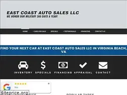 Sites similar to eastcoastautosalesllc.com