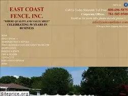 Sites similar to eastcoastfence.com
