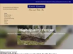 Sites similar to eastcoastfenceanddeck.com