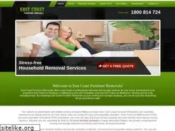 Sites similar to eastcoastfurnitureremovals.com.au