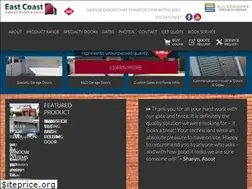 Sites similar to eastcoastgaragedoors.com.au