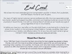 Sites similar to eastcoastlimomiami.com
