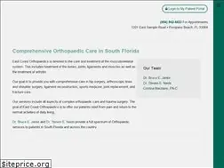 Sites similar to eastcoastortho.com