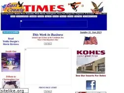 Sites similar to eastcountytimesonline.com
