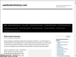 Sites similar to eastlondonhistory.com
