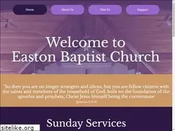 Sites similar to eastonbaptistchurch.org