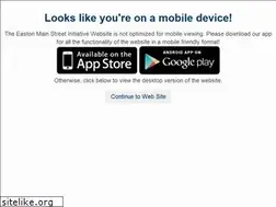 Sites similar to eastonmainstreet.org