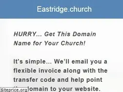 Sites similar to eastridge.church