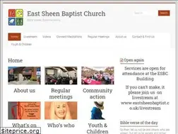Sites similar to eastsheenbaptist.org