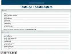 Sites similar to eastsidetoastmasters.org