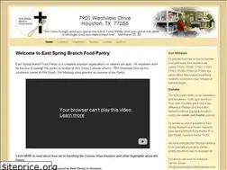 Sites similar to eastspringbranchfoodpantry.com