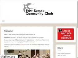 Sites similar to eastsussexcommunitychoir.org
