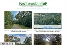 Sites similar to easttexasland.com