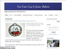 Sites similar to easttimorlawandjusticebulletin.com
