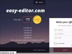 Sites similar to easy-editor.com
