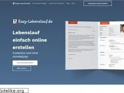 Sites similar to easy-lebenslauf.de