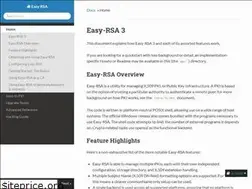 Sites similar to easy-rsa.readthedocs.io
