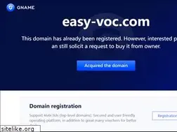 Sites similar to easy-voc.com