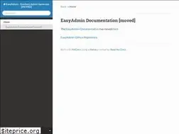 Sites similar to easyadminbundle.readthedocs.io
