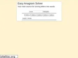 Sites similar to easyanagramsolver.com