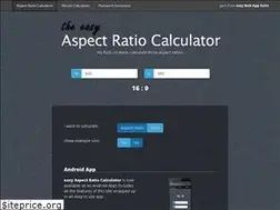 Sites similar to easyaspectratio.com