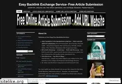 Sites similar to easybacklinkservice.wordpress.com