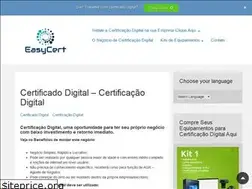 Sites similar to easycert.com.br