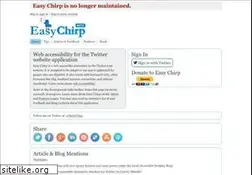 Sites similar to easychirp.com