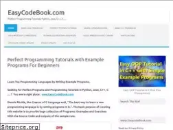 Sites similar to easycodebook.com