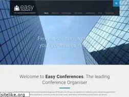 Sites similar to easyconferences.eu