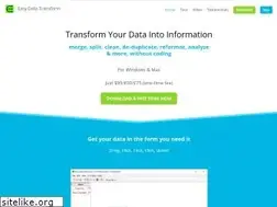 Sites similar to easydatatransform.com
