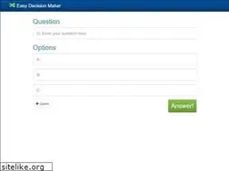 Sites similar to easydecisionmaker.com