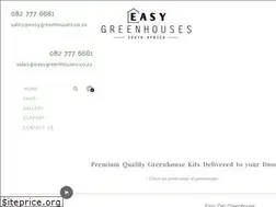 Sites similar to easygreenhouses.co.za