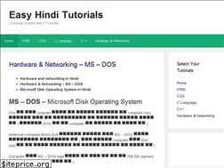 Sites similar to easyhinditutorials.com