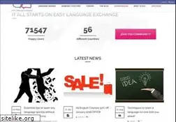 Sites similar to easylanguageexchange.com