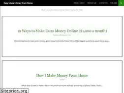 Sites similar to easymakemoneyfromhome.com