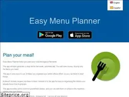 Sites similar to easymenuplanner.app