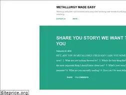 Sites similar to easymetallurgy.blogspot.com