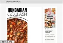 Sites similar to easyrecipesmenu.com