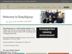 Sites similar to easysignup.com