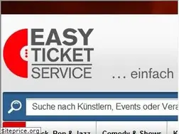 Sites similar to easyticket.de