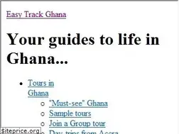 Sites similar to easytrackghana.com