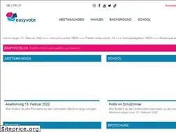 Sites similar to easyvote.ch