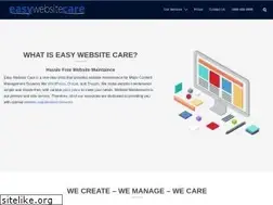 Sites similar to easywebsitecare.com
