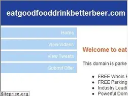 Sites similar to eatgoodfooddrinkbetterbeer.com