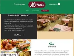Sites similar to eatmarinos.com