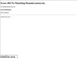Sites similar to eaton.ru